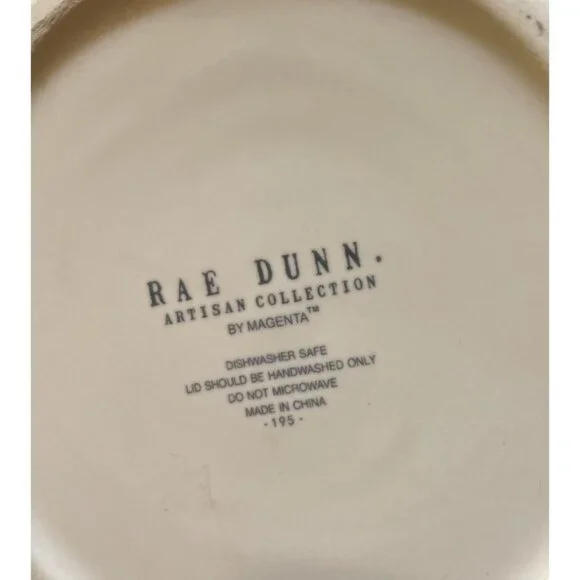 Rae Dunn Artisan Collection by Magenta BLOOM Floral Flowers Canister Jar 9.5” - Picture 6 of 6